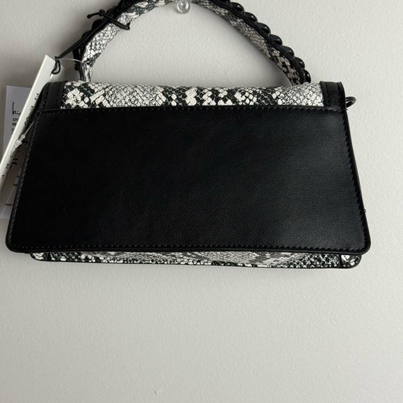 Nicole Miller black and white crossbody bag - Picture 2 of 6